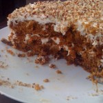 carrot cake after we ate it…