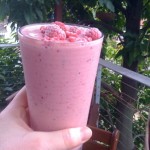 raspberry smoothie – yum