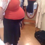week 37 huge pregnant belly!