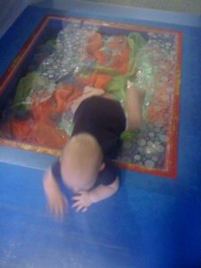 crawling baby