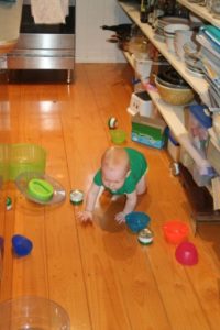 Destroying kitchen