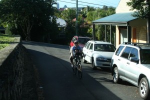 riding with baby in the weerider